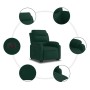 Sillón eléctrico reclinable elevable de terciopelo verde oscuro en Sillones | Comprar online en Foru.es