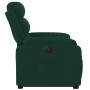 Sillón eléctrico reclinable elevable de terciopelo verde oscuro en Sillones | Comprar online en Foru.es