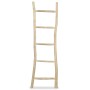 Escalera toallero con 5 peldaños teca 45x150 cm natural de vidaXL, Toalleros - Ref: Foro24-244568, Precio: 56,23 €, Descuento: %