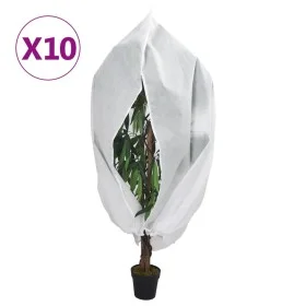 Cubiertas para plantas con cremallera 10 uds 70 g/m² 1x1,55 m de , Accesorios de jardinería - Ref: Foro24-3203548, Precio: 52...