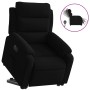 Sillón eléctrico reclinable elevable de terciopelo negro en Sillones | Comprar online en Foru.es