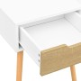 Mesita de noche madera ingeniería blanco y Sonoma 40x40x56 cm de vidaXL, Mesitas de noche - Ref: Foro24-326805, Precio: 70,06...