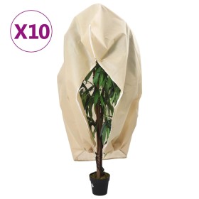 Cubiertas para plantas con cremallera 10 uds 70 g/m² 3,93x3 m de , Accesorios de jardinería - Ref: Foro24-3203581, Precio: 24...