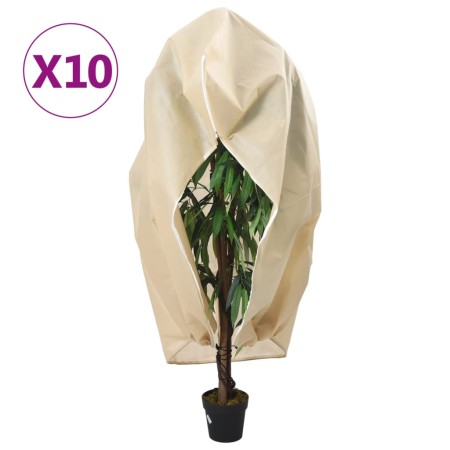 Cubiertas para plantas con cremallera 10 uds 70 g/m² 3,93x3 m de , Accesorios de jardinería - Ref: Foro24-3203581, Precio: 24...