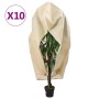 Cubiertas para plantas con cremallera 10 uds 70 g/m² 3,93x3 m de , Accesorios de jardinería - Ref: Foro24-3203581, Precio: 24...