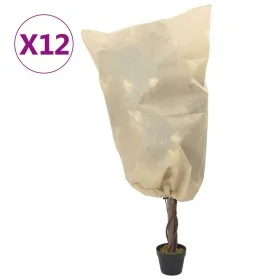 Cubiertas para plantas con cordón 12 uds 70 g/m² 0,8x1,2 m de , Accesorios de jardinería - Ref: Foro24-3203557, Precio: 39,52...