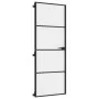 Innentür, dünn, schwarz, Glas und Aluminium, 76x201,5 cm. von , Türen für zu Hause - Ref: Foro24-155117, Preis: 216,54 €, Rab...