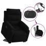 Sillón eléctrico reclinable elevable de terciopelo negro en Sillones | Comprar online en Foru.es