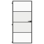 Puerta interior delgada negra vidrio y aluminio 93x201,5 cm de , Puertas para el hogar - Ref: Foro24-155120, Precio: 200,65 €...
