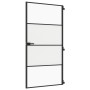 Puerta interior delgada negra vidrio y aluminio 102,5x201,5 cm de , Puertas para el hogar - Ref: Foro24-155122, Precio: 182,9...
