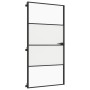 Puerta interior delgada negra vidrio y aluminio 102,5x201,5 cm de , Puertas para el hogar - Ref: Foro24-155122, Precio: 182,9...