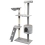 Rascador para gatos con poste rascador de sisal 150 cm gris de vidaXL, Mobiliario para gatos - Ref: Foro24-170485, Precio: 58...