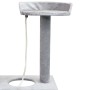 Rascador para gatos con poste rascador de sisal 150 cm gris de vidaXL, Mobiliario para gatos - Ref: Foro24-170485, Precio: 58...