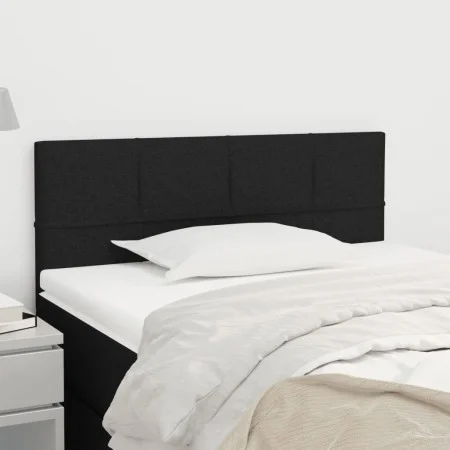 Kopfteil aus schwarzem Stoff, 80x5x78/88 cm von , Kopf- und Fußteile - Ref: Foro24-346006, Preis: 33,94 €, Rabatt: %