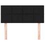 Cabecero de tela negro 80x5x78/88 cm de , Cabeceros y pies de cama - Ref: Foro24-346006, Precio: 34,17 €, Descuento: %