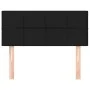 Kopfteil aus schwarzem Stoff, 80x5x78/88 cm von , Kopf- und Fußteile - Ref: Foro24-346006, Preis: 33,94 €, Rabatt: %