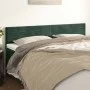 Headboards 2 units of dark green velvet 100x5x78/88 cm by , Headboards and footboards - Ref: Foro24-346197, Price: 62,54 €, D...