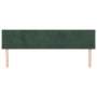 Cabeceros 2 unidades de terciopelo verde oscuro 100x5x78/88 cm de , Cabeceros y pies de cama - Ref: Foro24-346197, Precio: 71...