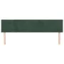 Headboards 2 units of dark green velvet 100x5x78/88 cm by , Headboards and footboards - Ref: Foro24-346197, Price: 62,54 €, D...