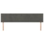 Cabeceros 2 unidades de terciopelo gris oscuro 100x5x78/88 cm de , Cabeceros y pies de cama - Ref: Foro24-346195, Precio: 48,...