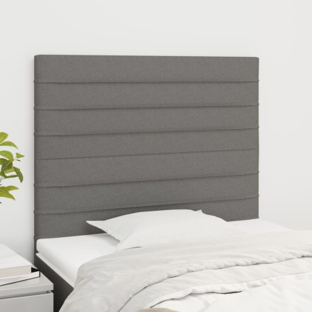 Cabeceros 2 unidades de tela gris oscuro 100x5x78/88 cm de , Cabeceros y pies de cama - Ref: Foro24-3116463, Precio: 61,13 €,...
