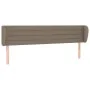 Kopfteil aus taupegrauem Stoff, 183 x 23 x 78/88 cm von , Kopf- und Fußteile - Ref: Foro24-3117302, Preis: 76,45 €, Rabatt: %