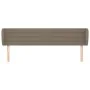 Kopfteil aus taupegrauem Stoff, 183 x 23 x 78/88 cm von , Kopf- und Fußteile - Ref: Foro24-3117302, Preis: 76,45 €, Rabatt: %