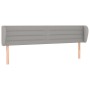 Cabecero de tela gris claro 183x23x78/88 cm de , Cabeceros y pies de cama - Ref: Foro24-3117298, Precio: 73,58 €, Descuento: %