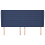 Cabecero con orejas de tela azul 183x23x118/128 cm de , Cabeceros y pies de cama - Ref: Foro24-3118116, Precio: 130,73 €, Des...