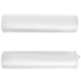 Camilla de masaje plegable 4 cm de grosor 2 cojines blanco de vidaXL, Mesas de masaje - Ref: Foro24-110158, Precio: 229,14 €,...