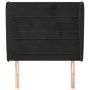 Headboard with black velvet ears 103x23x118/128 cm by , Headboards and footboards - Ref: Foro24-3118140, Price: 71,98 €, Disc...