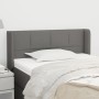 Cabecero de tela gris oscuro 83x16x78/88 cm de , Cabeceros y pies de cama - Ref: Foro24-3118743, Precio: 57,41 €, Descuento: %