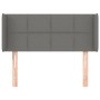 Cabecero de tela gris oscuro 83x16x78/88 cm de , Cabeceros y pies de cama - Ref: Foro24-3118743, Precio: 57,41 €, Descuento: %