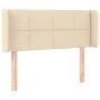 Kopfteil aus cremefarbenem Stoff, 93 x 16 x 78/88 cm von , Kopf- und Fußteile - Ref: Foro24-3118755, Preis: 45,05 €, Rabatt: %