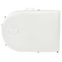 Camilla de masaje plegable 4 cm de grosor 2 cojines blanco de vidaXL, Mesas de masaje - Ref: Foro24-110158, Precio: 229,14 €,...