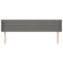 Cabecero de tela gris oscuro 183x16x78/88 cm de , Cabeceros y pies de cama - Ref: Foro24-3118923, Precio: 65,56 €, Descuento: %