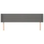 Cabecero de tela gris oscuro 183x16x78/88 cm de , Cabeceros y pies de cama - Ref: Foro24-3118923, Precio: 64,83 €, Descuento: %