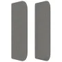 Cabecero de tela gris oscuro 183x16x78/88 cm de , Cabeceros y pies de cama - Ref: Foro24-3118923, Precio: 64,83 €, Descuento: %