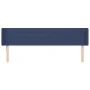 Blue fabric headboard 183x16x78/88 cm by , Headboards and footboards - Ref: Foro24-3118928, Price: 69,45 €, Discount: %