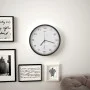 Reloj radiocontrol de pared cuarzo blanco y negro 31 cm de vidaXL, Relojes de pared - Ref: Foro24-50617, Precio: 33,09 €, Des...