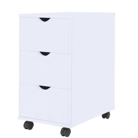 Mueble de cajones blanco 33x45x60 cm de vidaXL, Taquillas y armarios de almacenamiento - Ref: Foro24-245727, Precio: 107,00 €...
