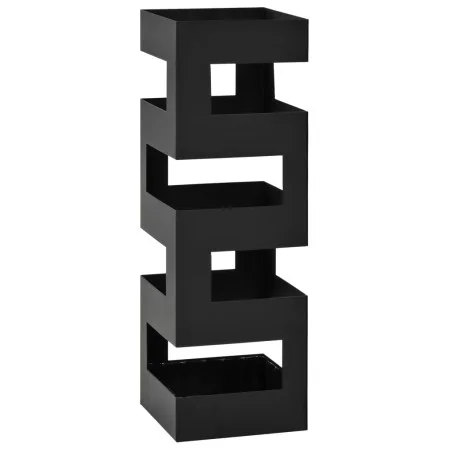 Paragúero diseño tetris acero negro de vidaXL, Paragüeros - Ref: Foro24-246794, Precio: 33,88 €, Descuento: %