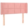 Cabecero con LED de terciopelo rosa 103x16x78/88 cm de , Cabeceros y pies de cama - Ref: Foro24-3123277, Precio: 65,76 €, Des...