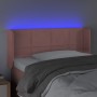 Cabecero con LED de terciopelo rosa 103x16x78/88 cm de , Cabeceros y pies de cama - Ref: Foro24-3123277, Precio: 65,76 €, Des...
