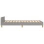 Estructura de cama con cabecero de tela gris claro 90x200 cm de , Camas y somieres - Ref: Foro24-3125106, Precio: 139,60 €, D...