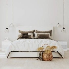 Mesitas de noche con cajón 2 unidades blancas de vidaXL, Mesitas de noche - Ref: Foro24-242547, Precio: 54,57 €, Descuento: %