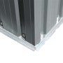 Caseta de jardín de metal gris de vidaXL, Cobertizos - Ref: Foro24-42982, Precio: 195,46 €, Descuento: %