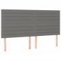 Cama box spring con colchón tela gris oscuro 200x200 cm de , Camas y somieres - Ref: Foro24-3132098, Precio: 648,22 €, Descue...