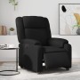 Sillón reclinable eléctrico de cuero sintético negro en Sillones | Comprar online en Foru.es