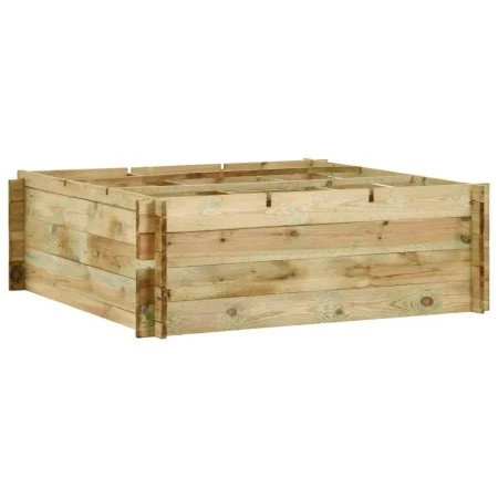 Vegetable planter impregnated pine wood 120x120x40 cm by vidaXL, Pots and planters - Ref: Foro24-43346, Price: 72,06 €, Disco...
